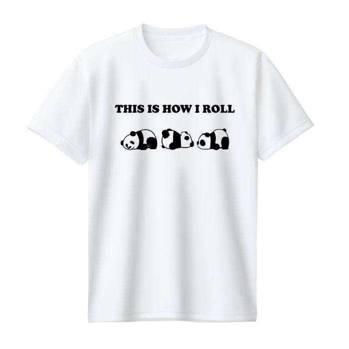 ドライ Tシャツ 速乾 パンダ 半袖 長袖 メンズ レディース ジュニア ティシャツ | 2枚目