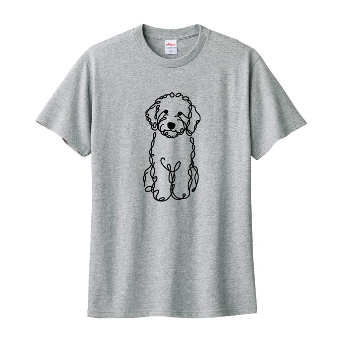 Tシャツ プードル おしゃれ 可愛い トイプードル ティシャツ 犬好き Tshirt | 2枚目