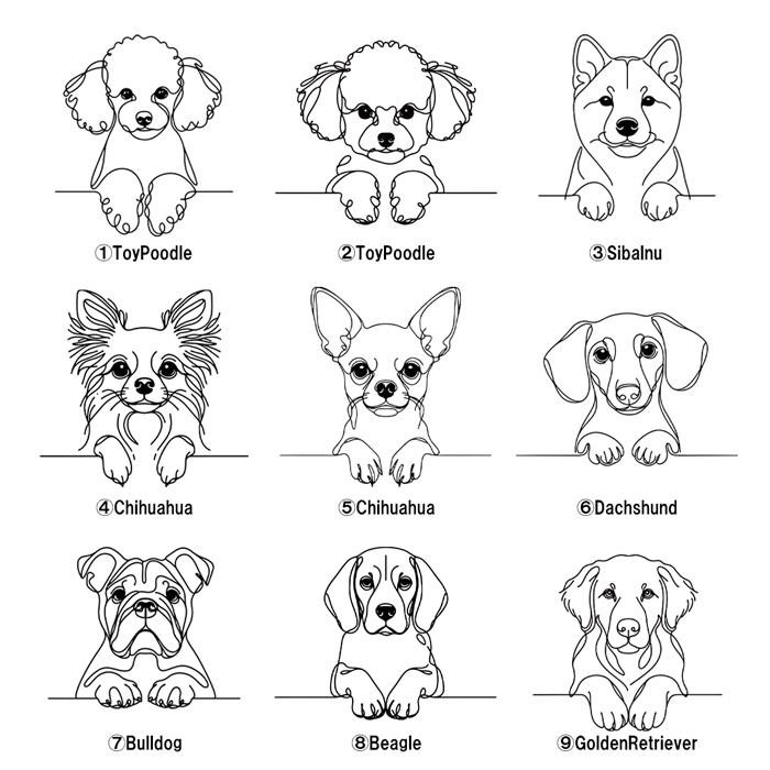 Tシャツ 名入れ 犬 メンズ レディース ジュニア おしゃれ かわいい ドッグ ティシャツ | 5枚目