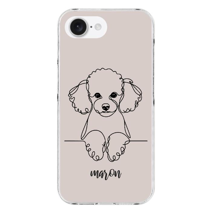iPhone ケース お好きな犬のイラストとご希望のお名前をプリント | 2枚目