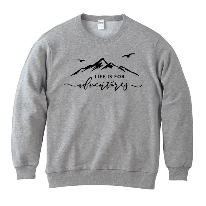 スウェット 登山 メンズ レディース ジュニア おしゃれ キャンプ ライト トレーナー | 2枚目